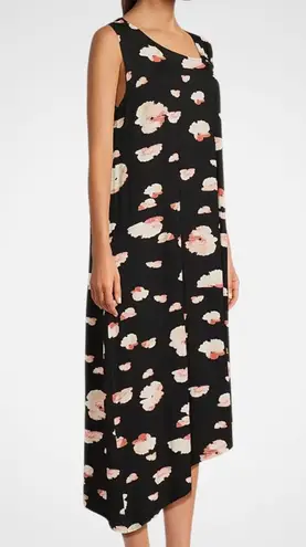 NWT MASAI Copenhagen Okta Asymmetric Floral Jersey Dress Medium Retail $158.00