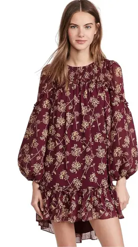 Cinq À Sept Zola Shirred Floral