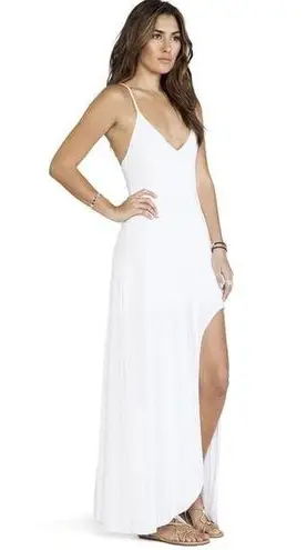 TYLIE Revolve Ivory High Low Tank Crochet Sleeveless Maxi Dress Size Large