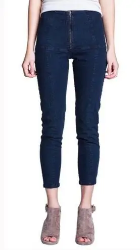 Prairie Underground Denim Girdle Skinny Jean Ankle Dark Wash Pant W