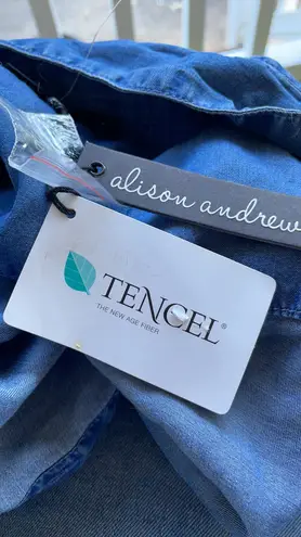 Alison Andrews Sleeveless Denim Jumpsuit