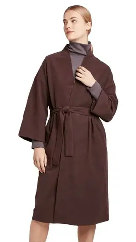 Prologue XL Brown Robe Style Open Front Cardigan Duster Coat