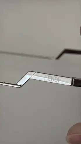 Fendi FF 0242/S SCB/NE Cat-Eye Sunglasses SILVER BLUE / Blue Gradient 52mm