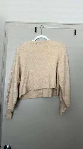 ZARA Tan Cardigan