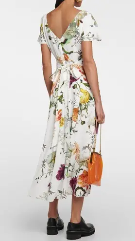 ERDEM Brealey Bouquet Pattern Fraser Dress Size US4 | UK8 New w/Tag Retail $1495