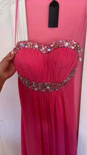 La Femme Pink Prom Dress / Ball Gown