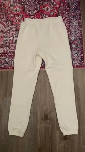 90 Degrees by Reflex Crème Colored Sweatpants - Image 1