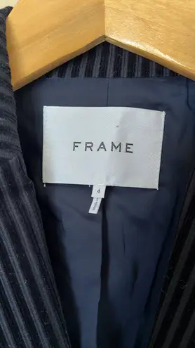 Frame Navy Variegated Corduroy Blazer