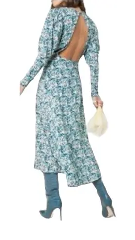 ROTATE BIRGER CHRISTENSEN No. 57 ReRunner Open Back Dress in Blue size us 8 Blue