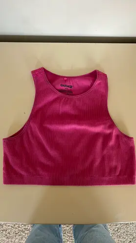 Garage Hot Pink Crop Top