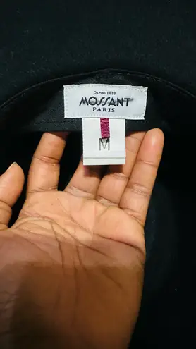 MOSSANT Paris Fedora Hat Black