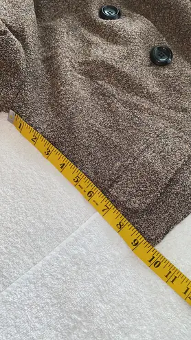 Taiga Paris blazer jacket cropped fit long sleeve oversize buttons size 10