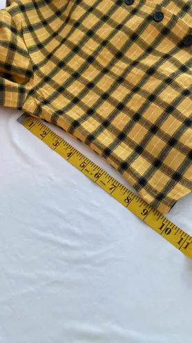 Dolls Kill shacket button down long sleeve w/buttons plaid size small NWT thumbnail 2