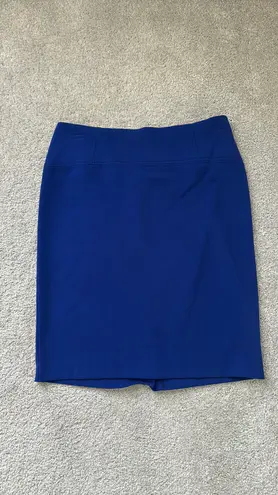 New York & Co. Blue Pencil Skirt