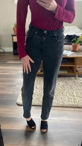 Gloria Vanderbilt Vintage Black Mom Jeans 