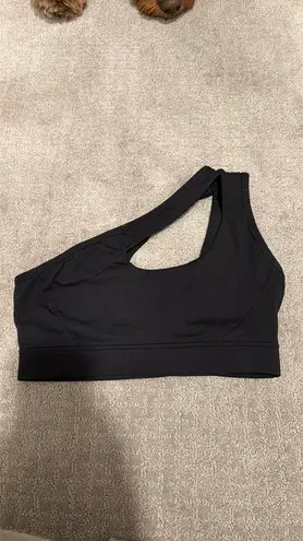Amazon One-Shoulder Sports Bra  black 