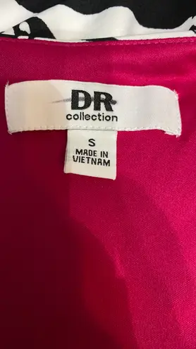 DR Collection Blk & white sleeveless long dress M