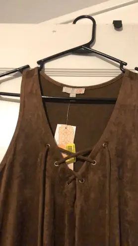 Gianni Bini Suede Dress