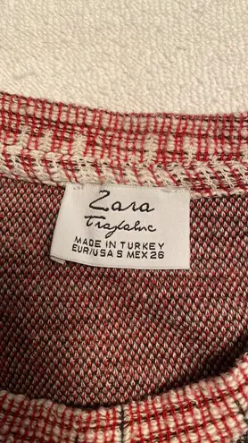 ZARA Trafaluc shirt tunic style kangaroo pocket size small