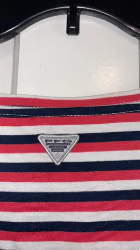 Columbia  PFG Red Striped Performance Fishing Shirt NWT Size Large - Image 5