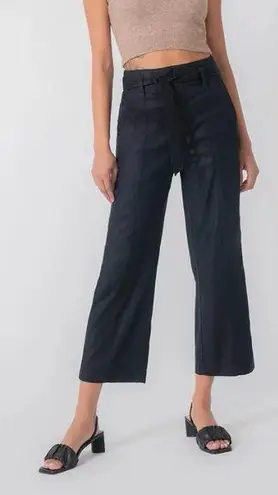 Evereve Level 99 at Bette Seamed Pant Crop Trousers Size 24