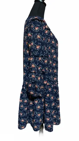 Max Studio Floral Babydoll Mini Dress