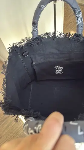 Hipchik Black Butterfly Tote Bag