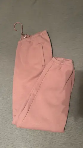 SKIMS Pink Jogger Sweatpants
