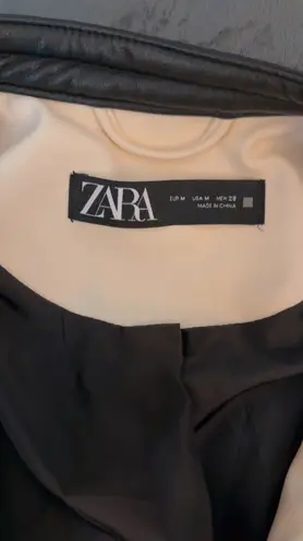 ZARA Leather Jacket - Image 3