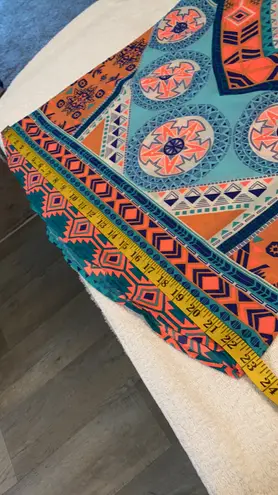 Pink Owl cold shoulder Aztec print blouse Small