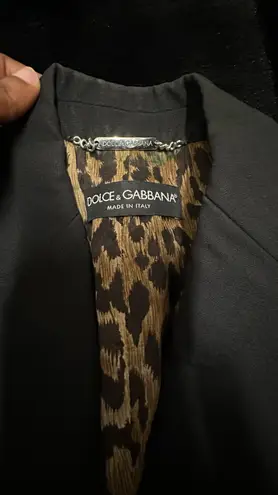 Dolce & Gabbana Black long sleeve blazer jacket