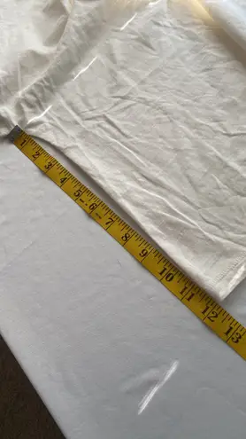 Boden USA Boden blouse short sleeve deep V-neckline front/back tie 100% cotton Sz 8 NWT