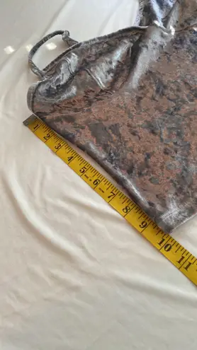 Kaari Blue Intimates crop tank adjustable straps sweetheart neckline Sz small