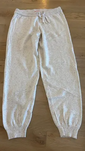 PJ Salvage confetti knit pajama lounge pants size large Tan