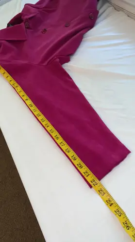 Briggs button down blouse petite long sleeve large buttons VTG 80s/90s Sz LG PET Pink