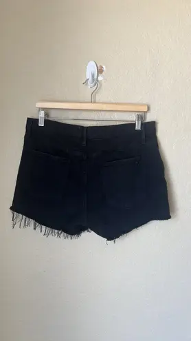 Frame Black Le Cut Off Shorts