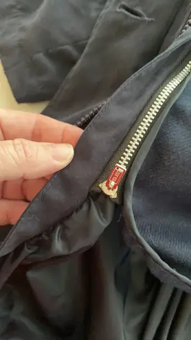 Elan coat hooded long sleeves zip out liner button/zip closure drawstrings Sz M