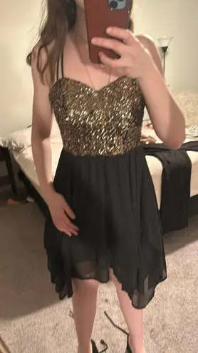 Semi Formal High low dress Black