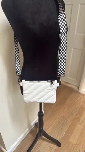 THINK ROYLN Bank Street Crossbody White Nylon