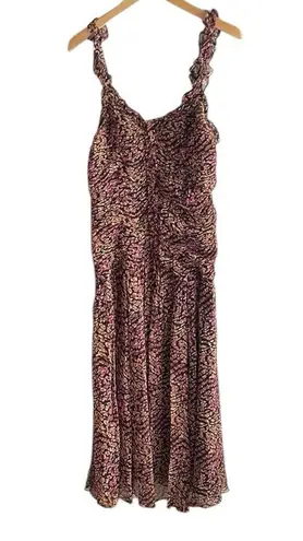 Ulla Johnson Rosaria Midi Dress Pomegranate