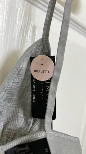 Youmita Grey Waffle Weave Bralette