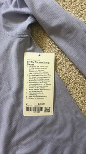 Lululemon Swiftly Tech Long Sleeve