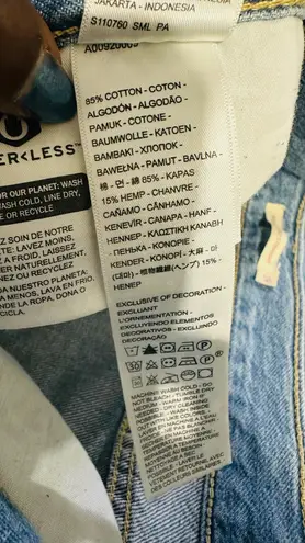 Levi's  High Waisted Straight Blue Loose Fit Jeans