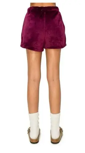 Angel Kiss Women's Sherpa Shorts Soft Comfy size large