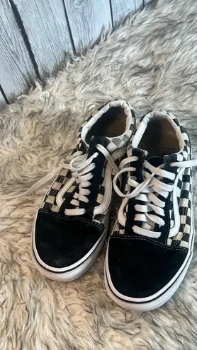 Vanilla Bay Original Vans Sneakers (Checkerboard Style)