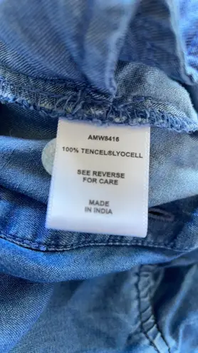 Alison Andrews Sleeveless Denim Jumpsuit