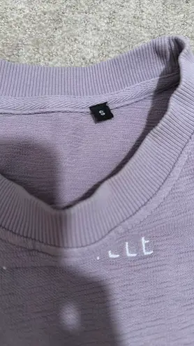 Cropped Nashville Sweater Purple