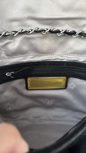 Judith Ripka Black Quilted Chain Shoulder Bag