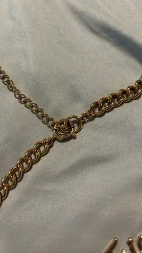 Juicy Couture Gold Chain Necklace