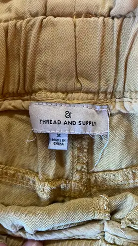 Thread and Supply Yellow Shorts